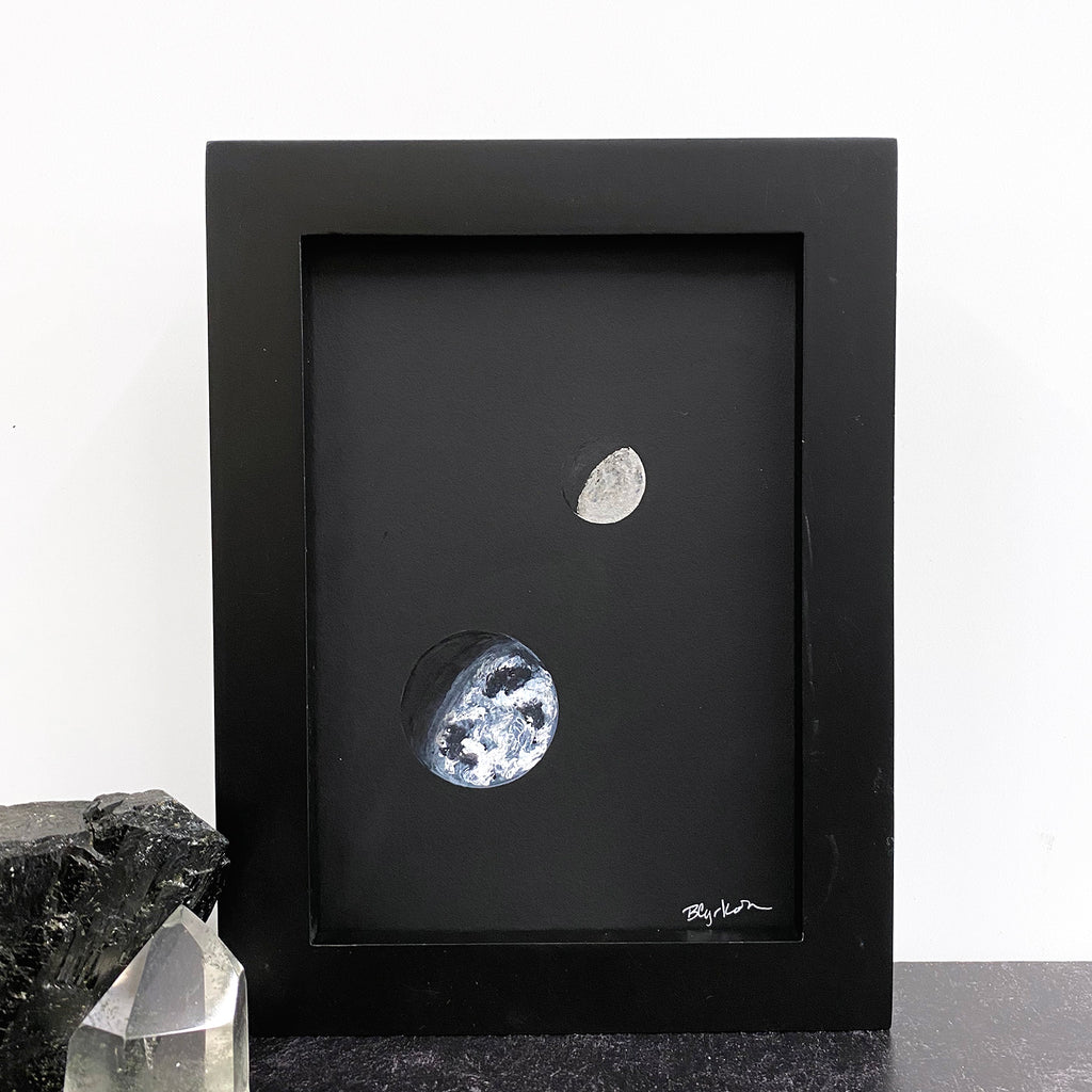 Earth and Moon - Print to Order