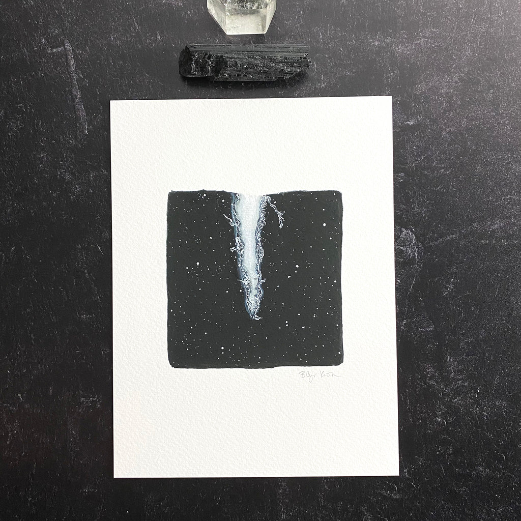 Rip - Art Print - Inktober 2020 - Day 23 - ready to ship 6x8