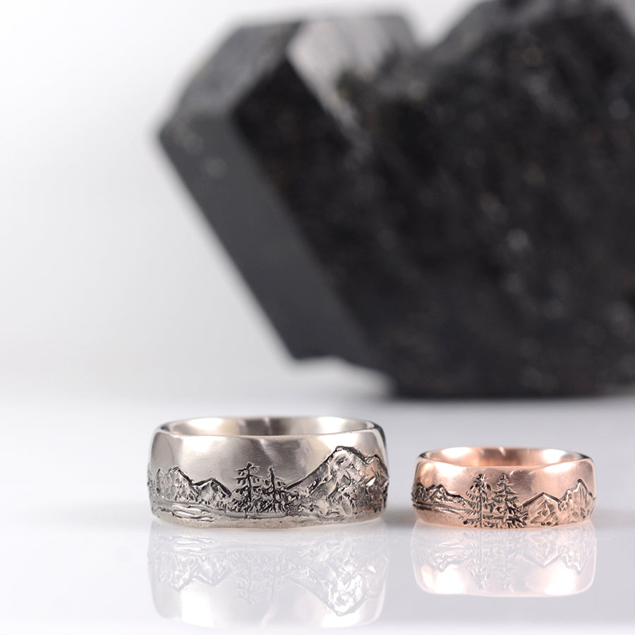 Final Payment for Todd and Erika - custom landscape rings