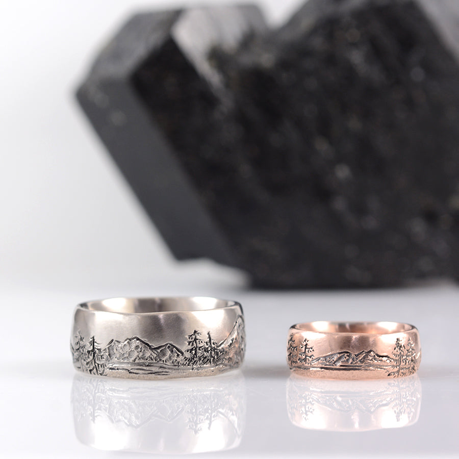 Final Payment for Todd and Erika - custom landscape rings