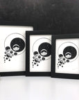A Portal Through the Stars - Mountains, Trees and Stars - Pen and Ink Drawing Print - Beth Cyr Handmade Jewelry