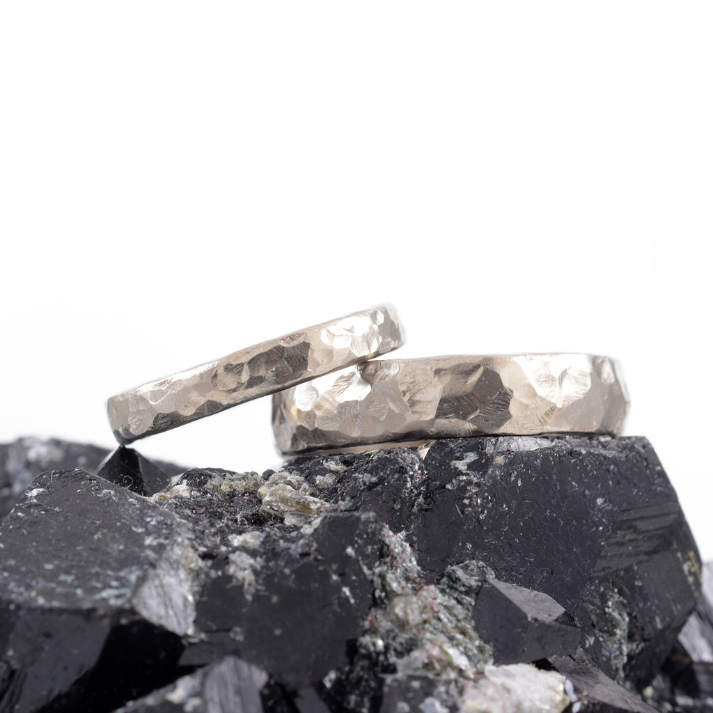 Final payment - Love rocks in 14k palladium white gold for Anke and David