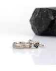 Custom order for Sean - mountain rings in palladium/silver - Beth Cyr Handmade Jewelry