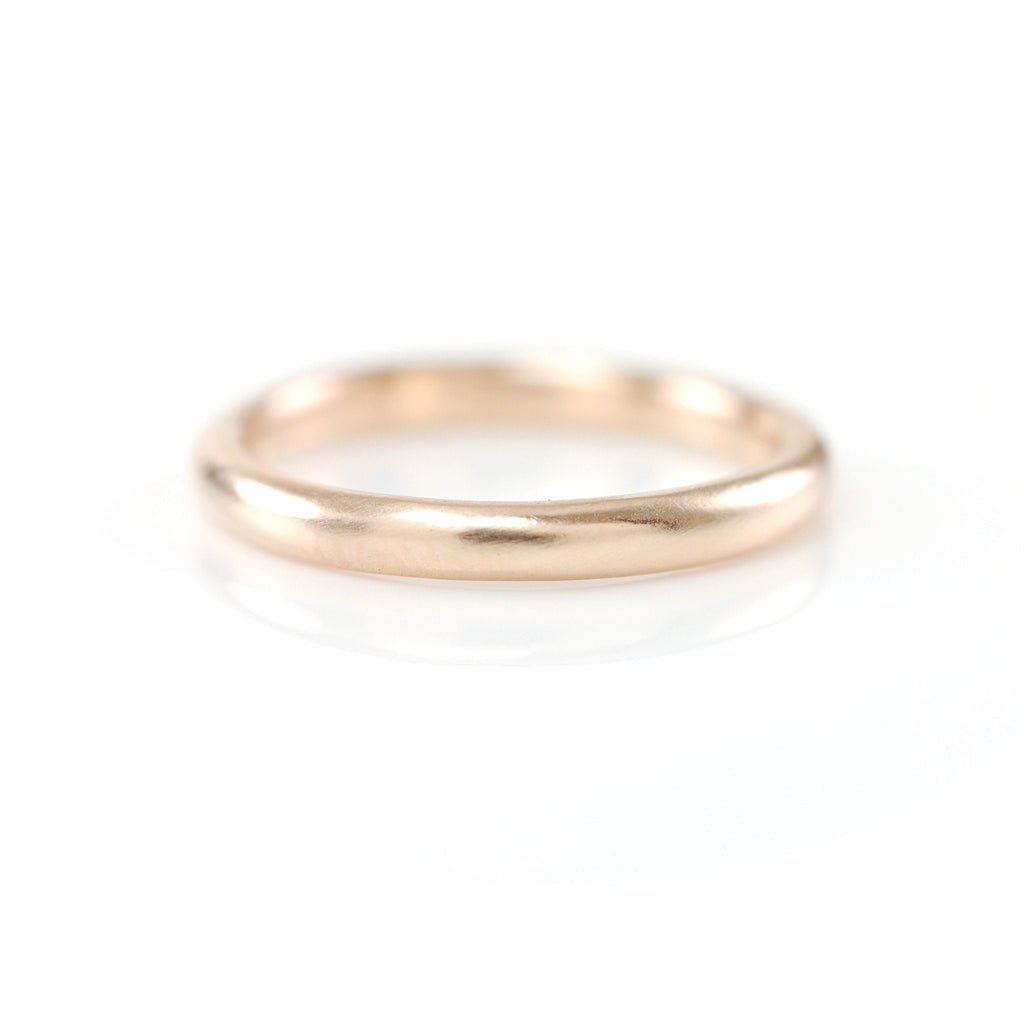 Simplicity Ring in 14k Peach Gold - Size 4 - Ready to Ship - Beth Cyr Handmade Jewelry