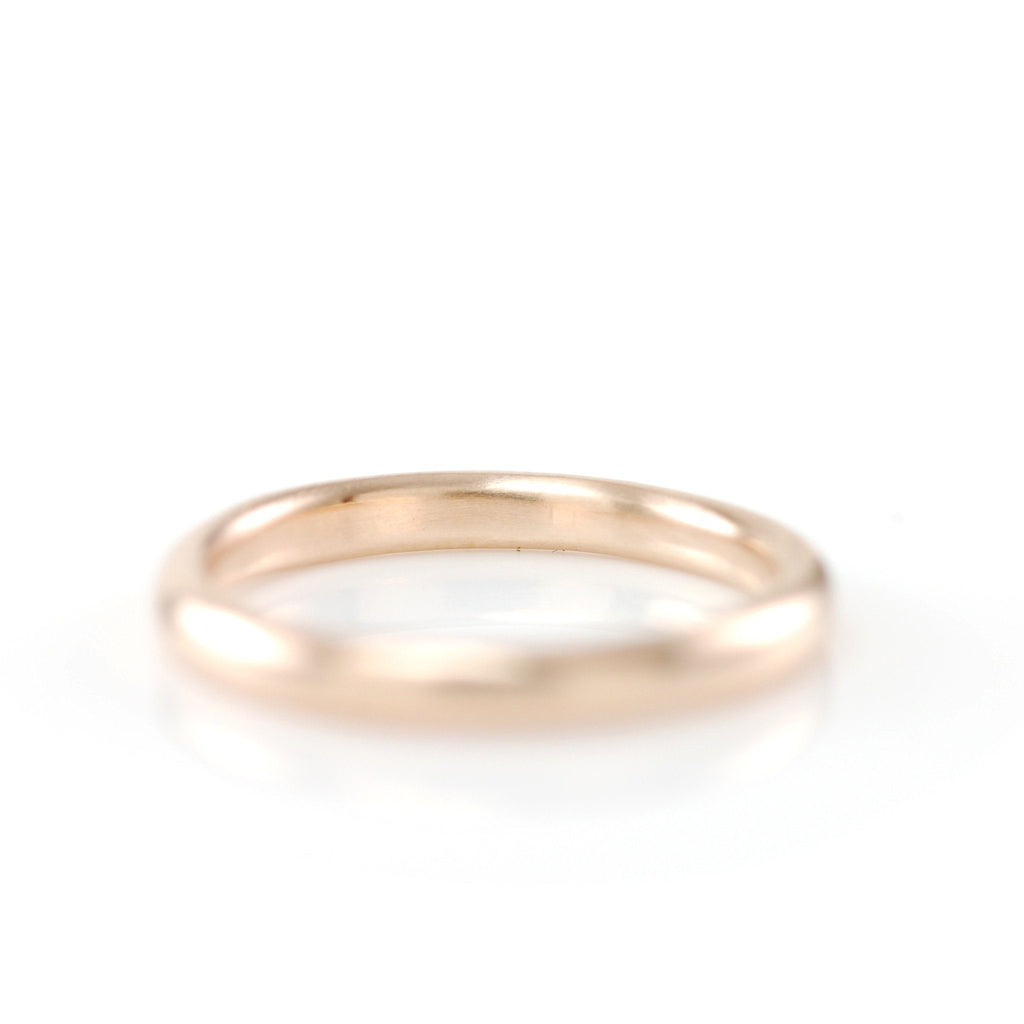 Simplicity Ring in 14k Peach Gold - Size 4 - Ready to Ship - Beth Cyr Handmade Jewelry