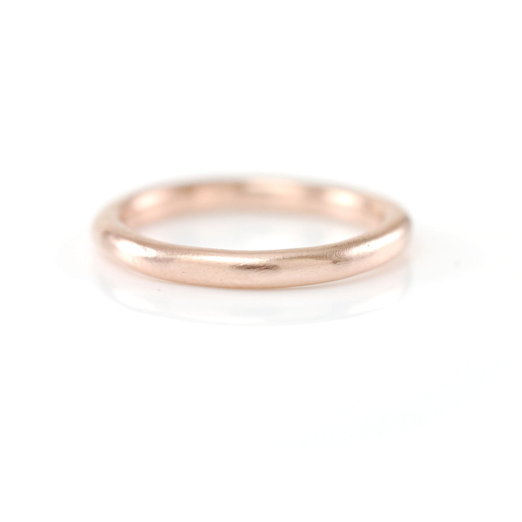 Simplicity Ring in 14k Rose Gold - size 3 3/4 - Ready to Ship - Beth Cyr Handmade Jewelry