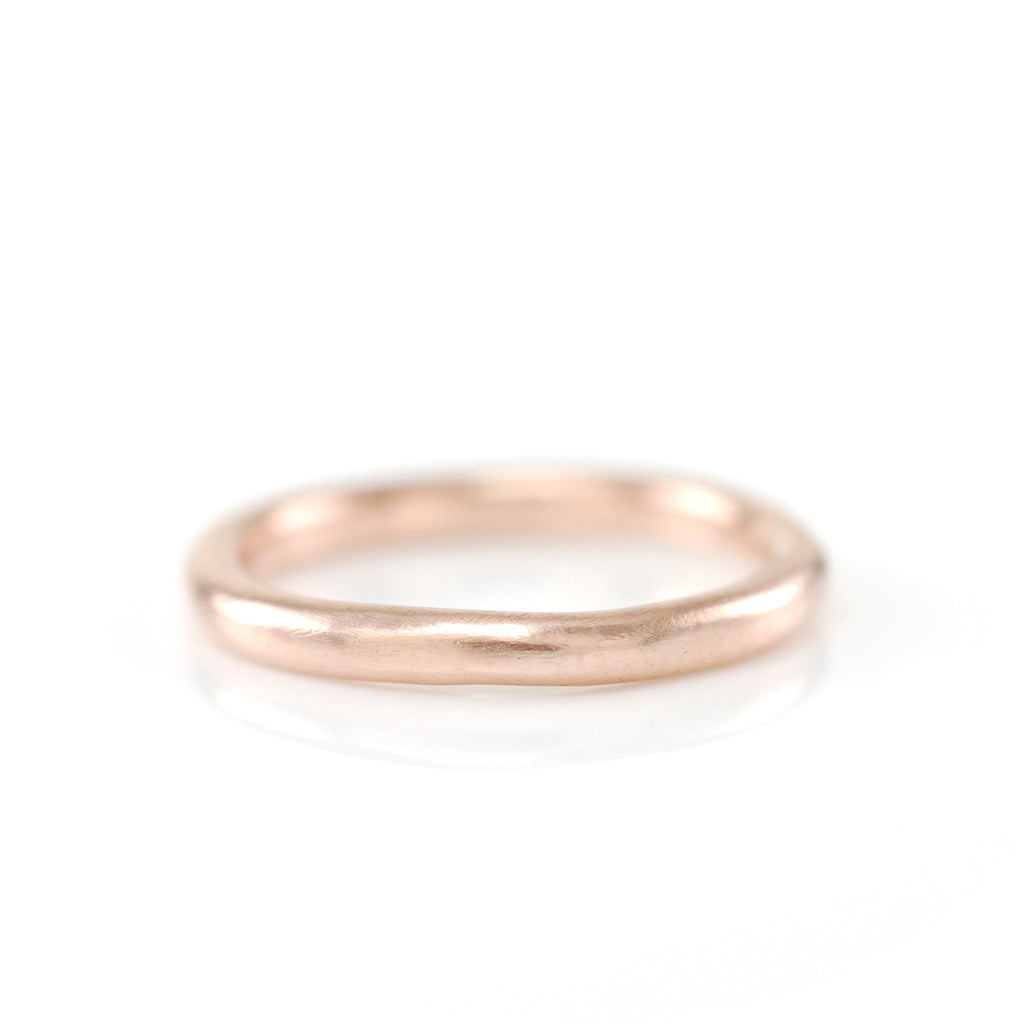 Simplicity Ring in 14k Rose Gold - size 3 3/4 - Ready to Ship - Beth Cyr Handmade Jewelry