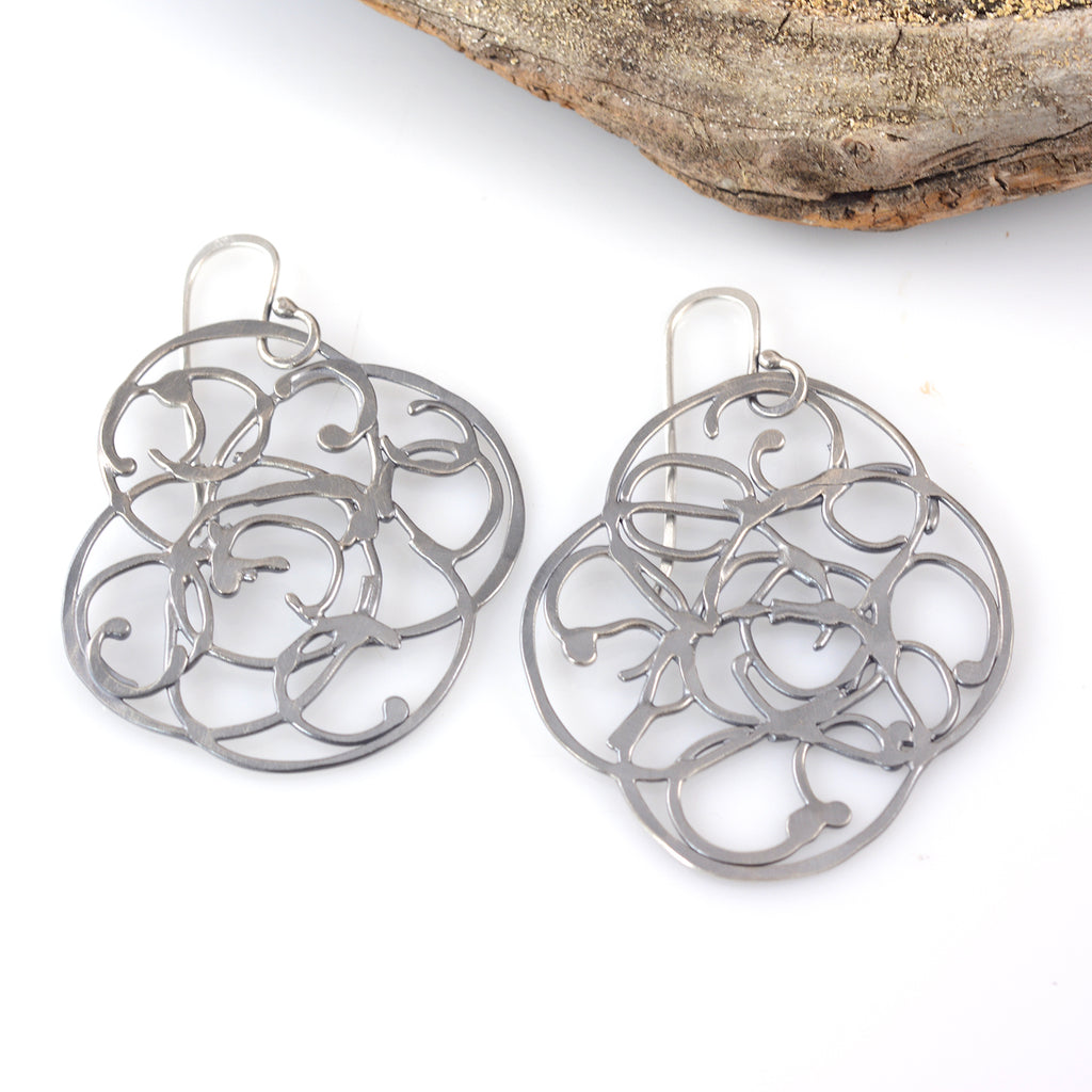 Vine Earrings - Size Smallish - Ready to Ship