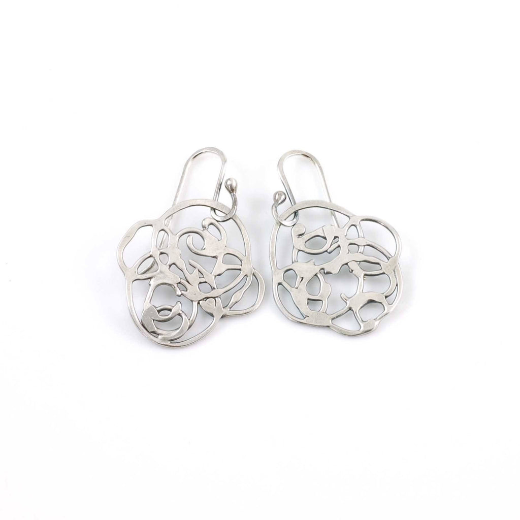Organic Vine Earrings - Size Small - Ready to Ship - Beth Cyr Handmade Jewelry