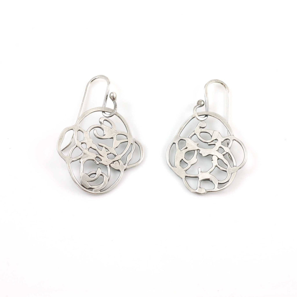 Organic Vine Earrings - Size Small - Ready to Ship - Beth Cyr Handmade Jewelry