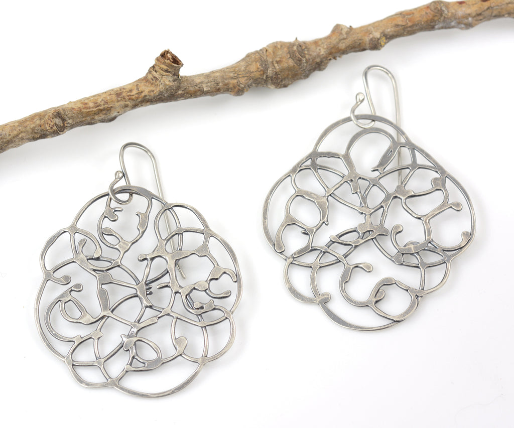 Vine Earrings - Size Medium (slightly smaller) - Ready to Ship