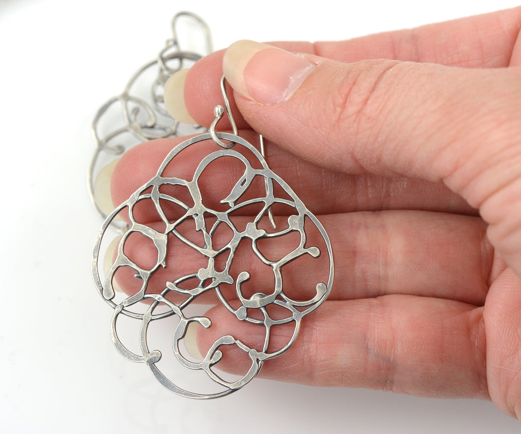 Vine Earrings - Size Medium (slightly smaller) - Ready to Ship