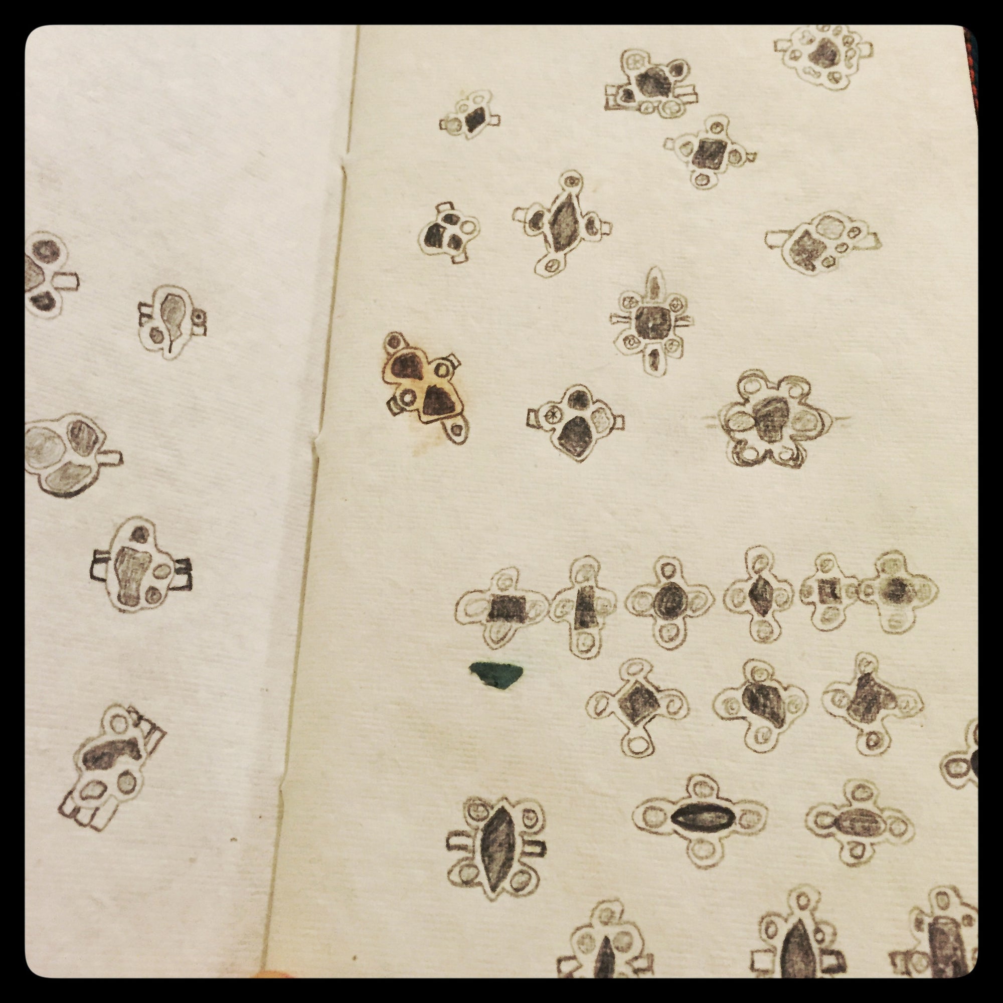 Pages from my Sketchbook - EtsyMetal Blog Carnival Feb. Edition