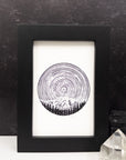 Libra - Star Trails - Zodiac Constellations - Pen and Ink Drawing Print - Print to Order