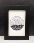 Scorpio - Star Trails - Zodiac Constellations - Pen and Ink Drawing Print - Print to Order