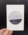 Scorpio - Star Trails - Zodiac Constellations - Pen and Ink Drawing Print - Print to Order