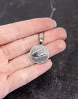 Meteorite Pendant - Meteor - Shooting Star - in Sterling Silver - Ready to Ship