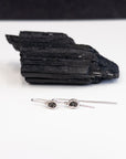 Meteorite Drop Earrings in Sterling Silver - Ready to Ship