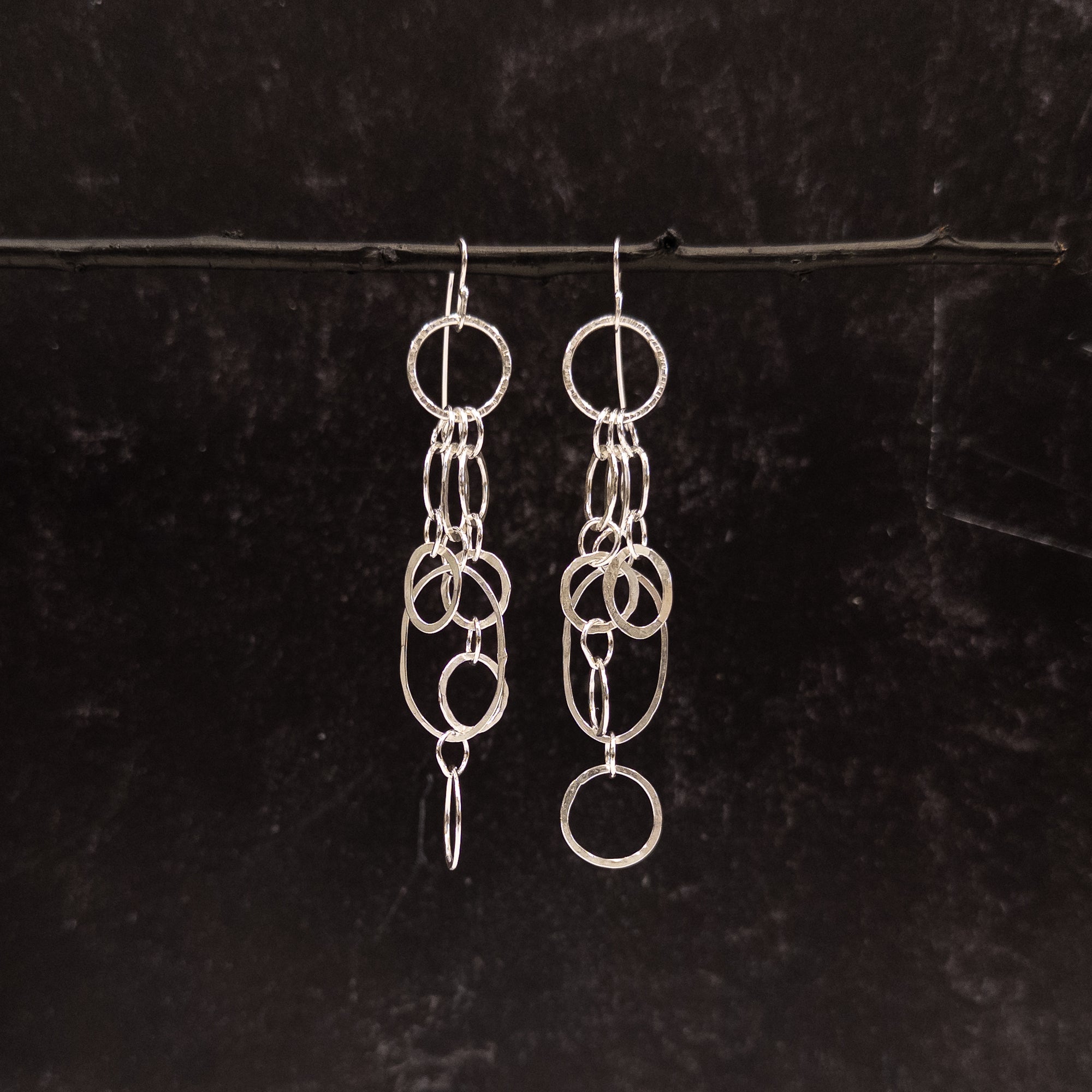 Found Element Layered Long earrings - Ready to ship