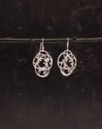 Simple Small Organic Vine Earrings - Ready to ship
