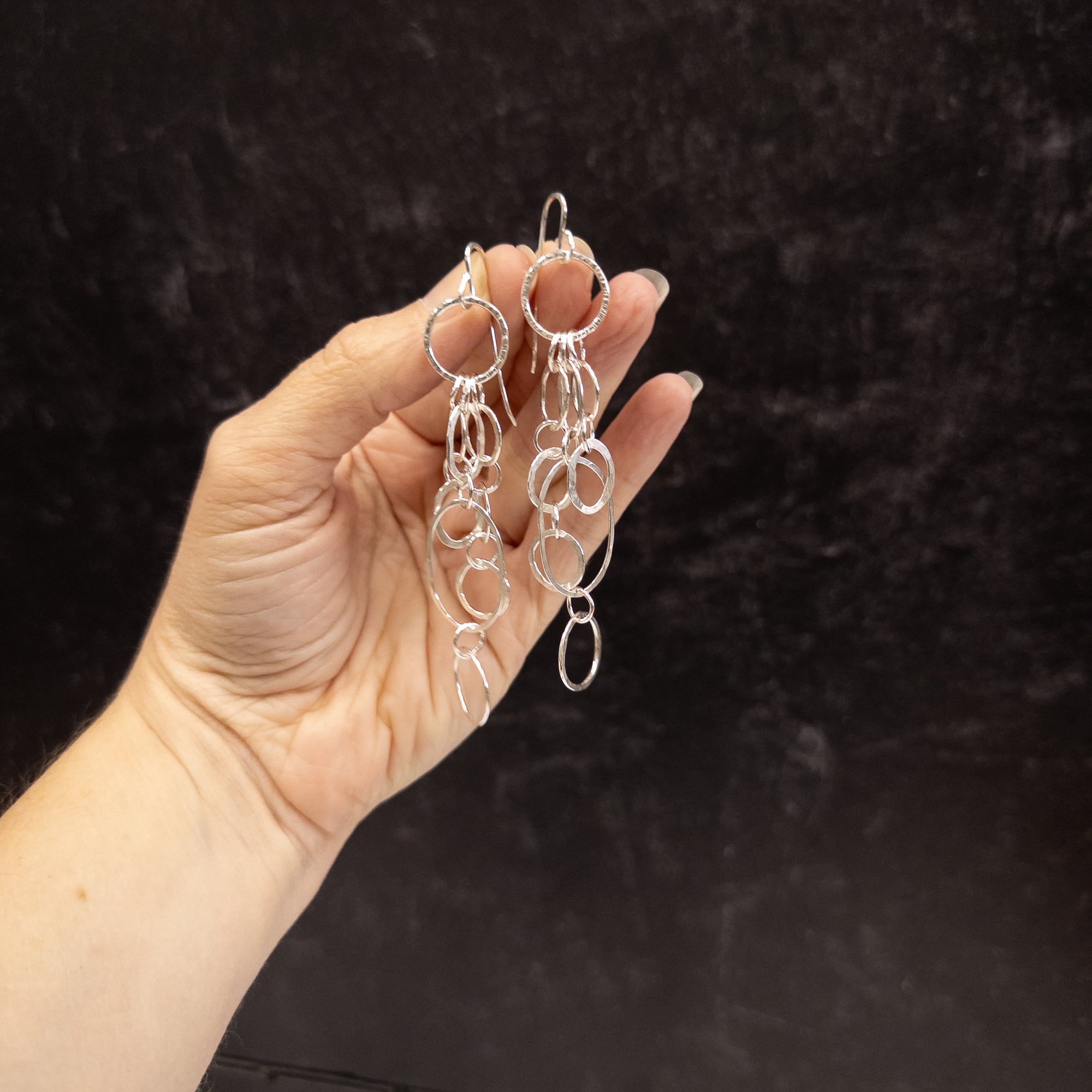 Found Element Layered Long earrings - Ready to ship