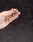 Tiny Double Organic Vine Earrings - Sterling Silver - Ready to ship