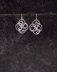 Simple Small Organic Vine Earrings - Ready to ship