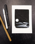 Print Sale - 5x7" Dune with Silver Moon - Art Print - Inktober 2020 - Day 13 - Ready to Ship