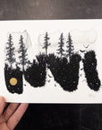 Print Sale - 5x7" Beauty in the Upside Down - Bats - Art Print - Ready to Ship