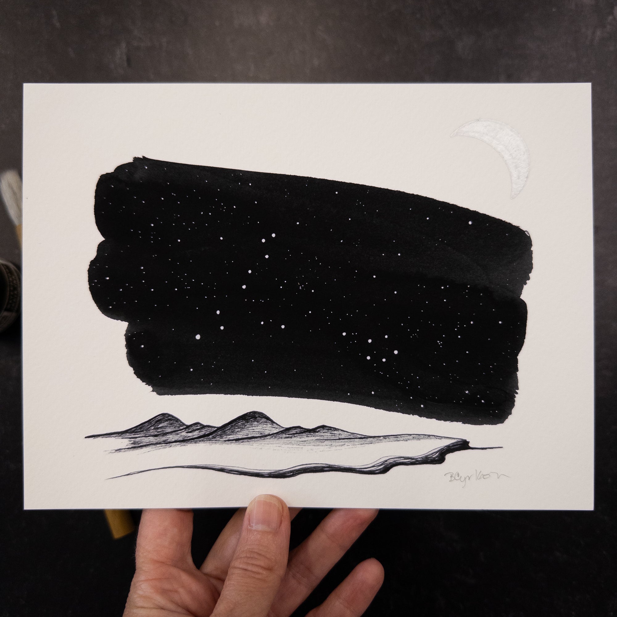 Print Sale- 6x8" Fish - Art Print - Inktober 2020 - Day 1 - ready to ship