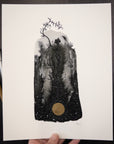 Print Sale - 8" x 10" Beauty in the Upside Down - Little Bendy Tree - Art Print - Ready to Ship