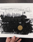 8" x 10" Beauty in the Upside Down - Forest Beginnings - Art Print - Ready to Ship
