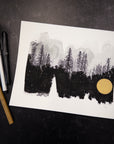 8.5" x 11" Beauty in the Upside Down - Forest Home - Art Print - Ready to Ship