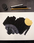Print Sale - 11" x 14" Space and Time Series - Drawing 5 - Hand Embellished Print - Ready to Ship