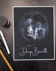 Print Sale - Take a Deep Breath - Nebula - 8.5" x 11" Ready to Ship Art Print