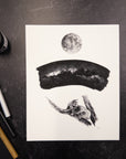 Print Sale - 8x10 Koala and Galaxy - Sleep - Off Color Art Print - ready to ship
