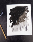 Magical Meteor Shower, Dreamy Forest - Art Print - Print to Order