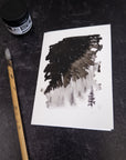 Magical Meteor Shower, Dreamy Forest - Art Print - Print to Order