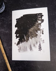 Magical Meteor Shower, Dreamy Forest - Art Print - Print to Order