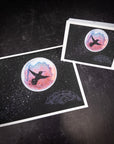 Monthly mailing - Print + notecard or postcard