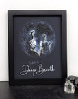 Print Sale - Take a Deep Breath - Nebula - 8.5" x 11" Ready to Ship Art Print