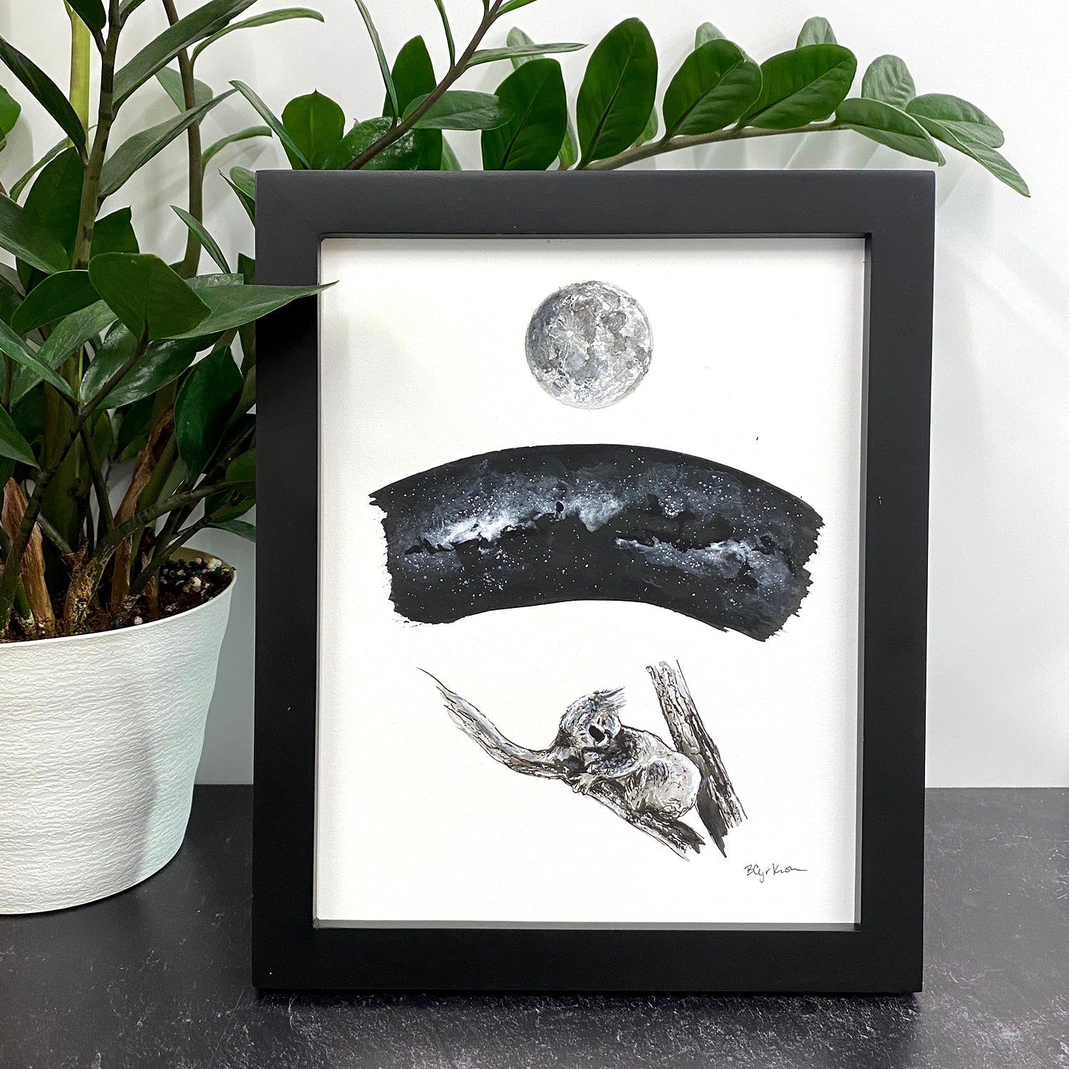 Print Sale - 8x10 Koala and Galaxy - Sleep - Off Color Art Print - ready to ship