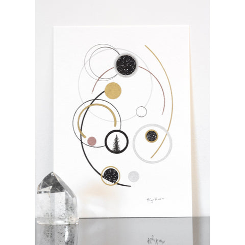 69/100 - 100 Day Drawing Project - Original Drawing - 5" x 7" - Beth Cyr Handmade Jewelry