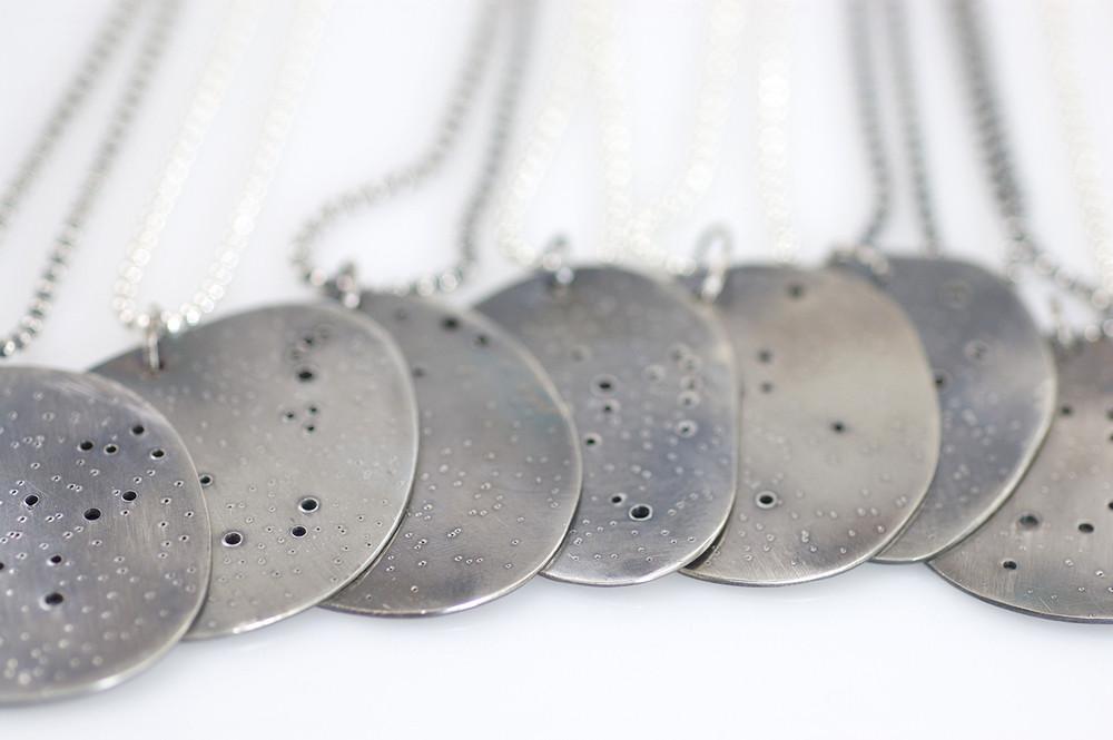 Scorpio Constellation Pendant in Sterling Silver - Ready to Ship - Beth Cyr Handmade Jewelry