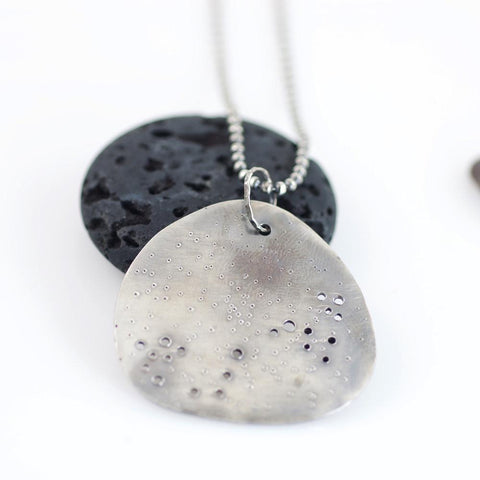 Scorpio Constellation Pendant in Sterling Silver - Ready to Ship - Beth Cyr Handmade Jewelry