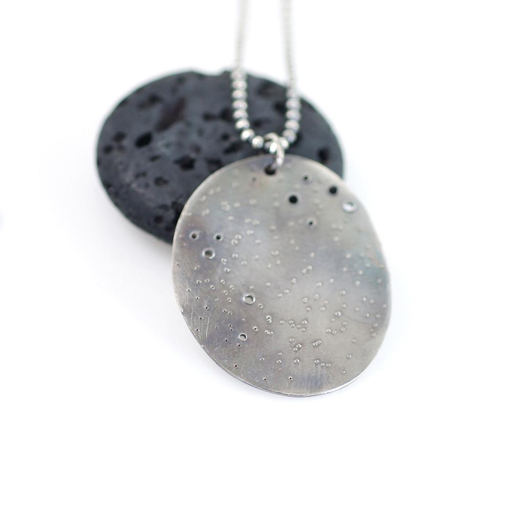 Aries Constellation Pendant in Sterling Silver - Ready to Ship - Beth Cyr Handmade Jewelry
