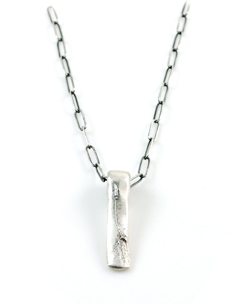 Dandelion Single Seed Pendant in Sterling Silver - Ready to Ship - Beth Cyr Handmade Jewelry