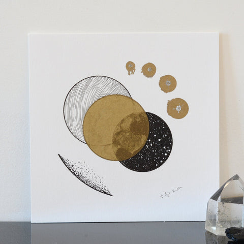 41/100 - 100 Day Drawing Project - Original Drawing - 6" x 6" - Beth Cyr Handmade Jewelry