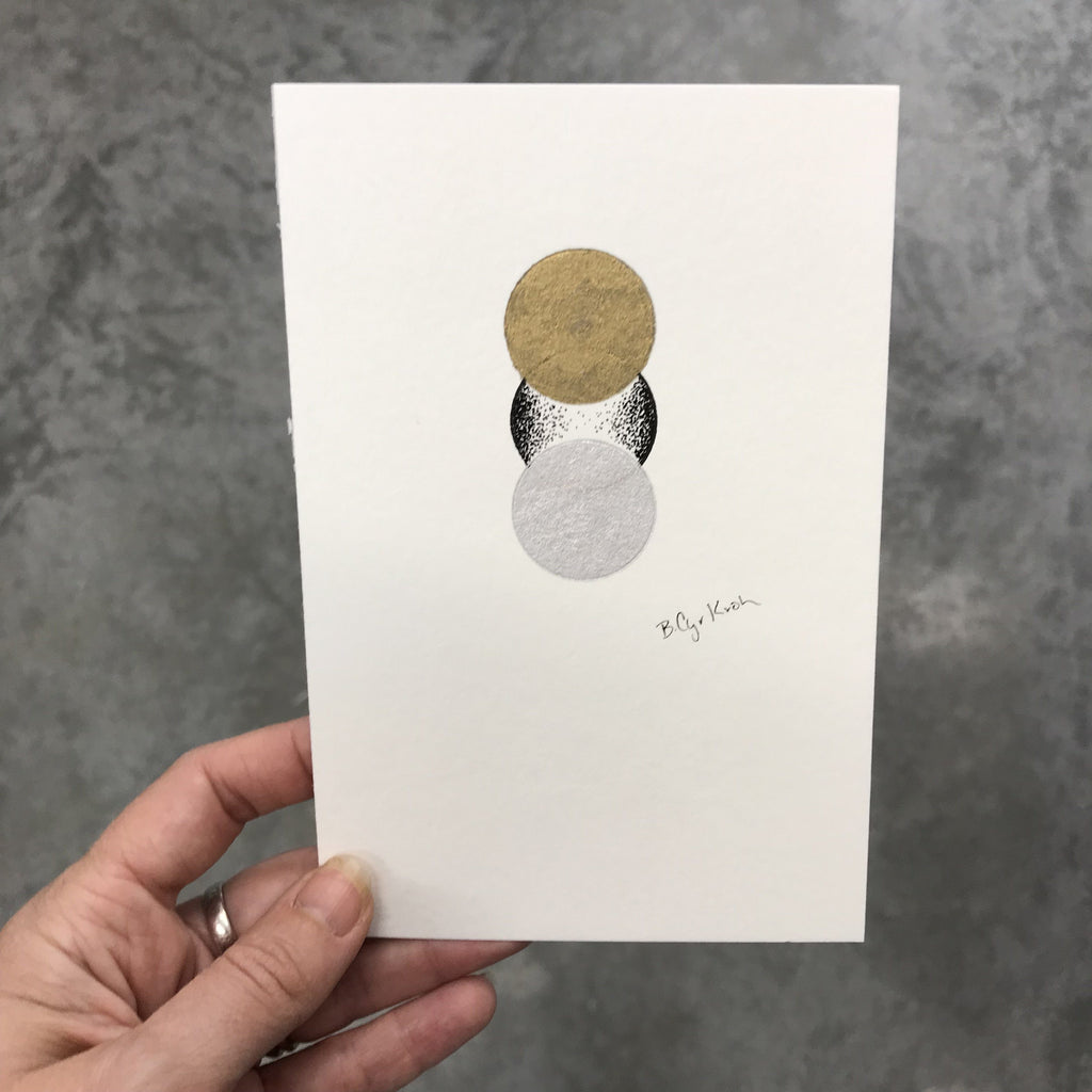 56/100 - Postcard Experiment - Original Drawing - 4" x 6" - Beth Cyr Handmade Jewelry