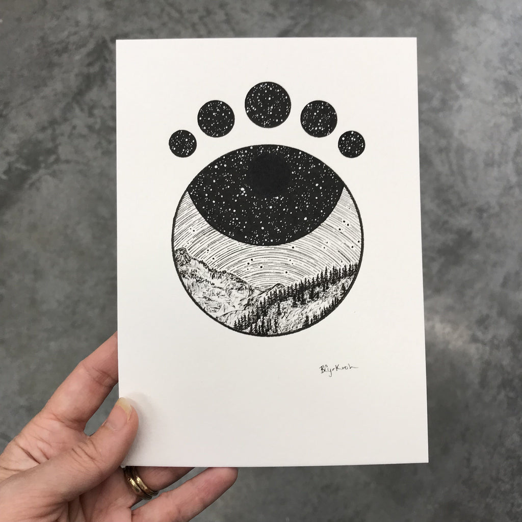 85/100 - 100 Day Drawing Project - Original Drawing - 5" x 7" - Beth Cyr Handmade Jewelry